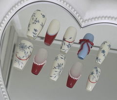 Vintage blue and white porcelain