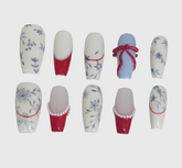 Vintage blue and white porcelain