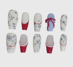 Vintage blue and white porcelain