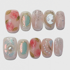 Baroque stained rose