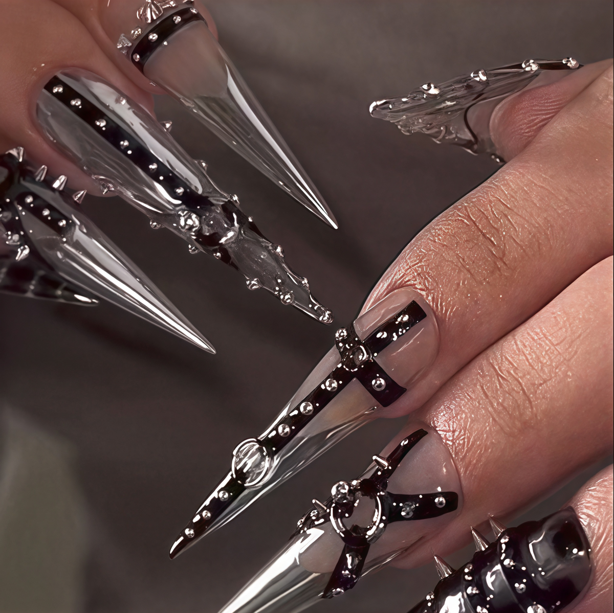 Black Ribbon Rivets