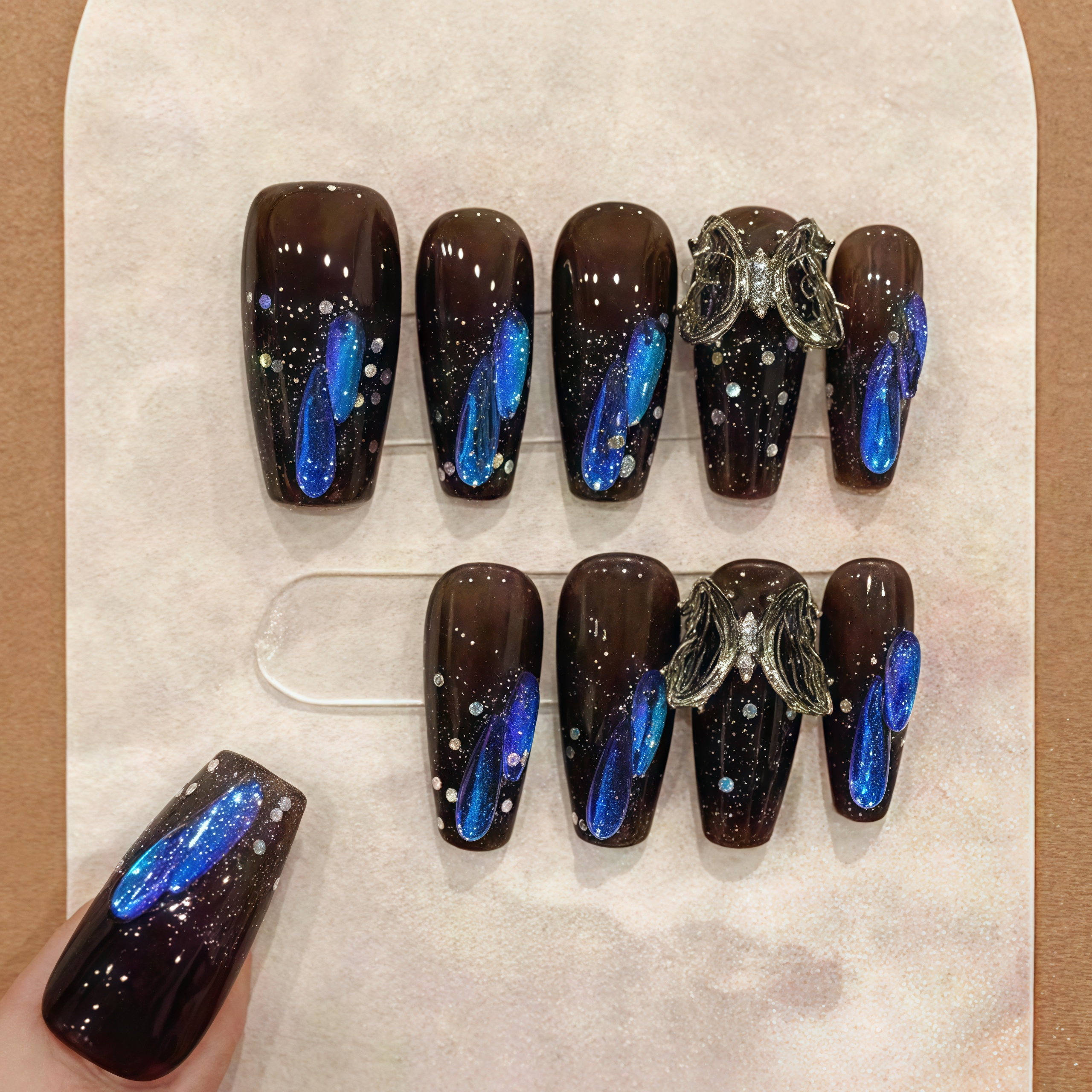 Black Aurora Diamond Butterfly Main image