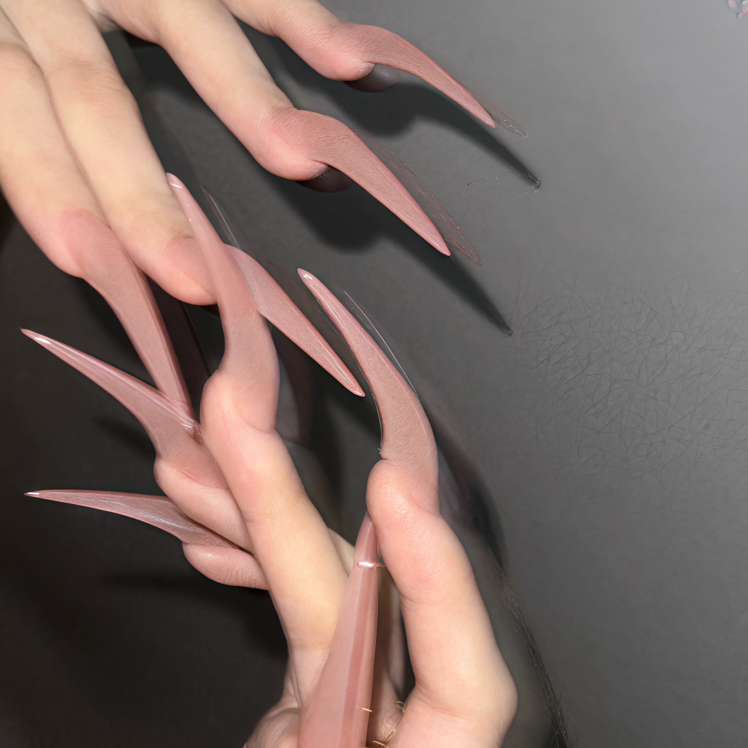 Nude pink cat paw Secondary image